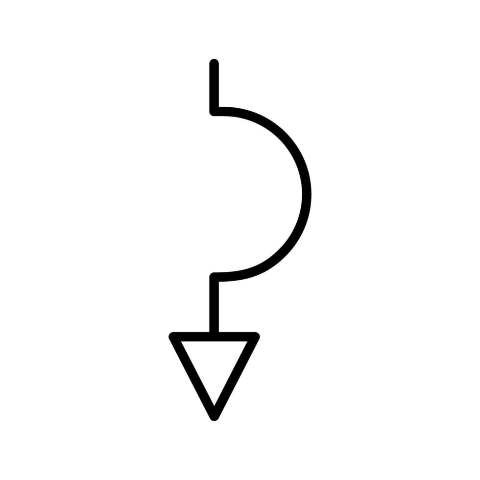 Arrow down Vector Icon