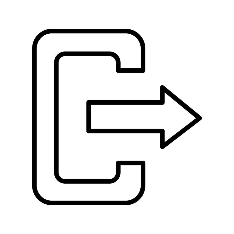 Logout Vector Icon