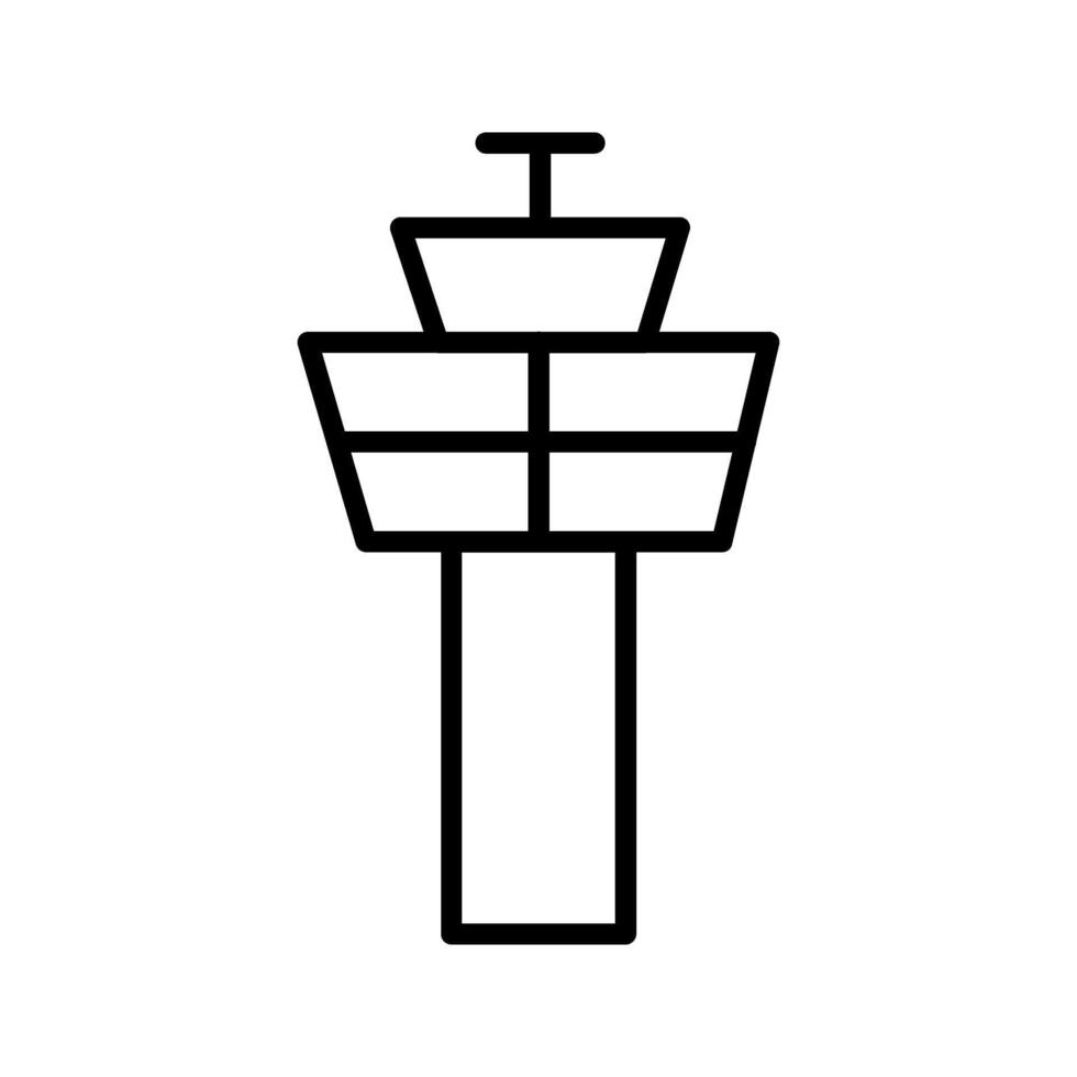Control Tower Vector Icon