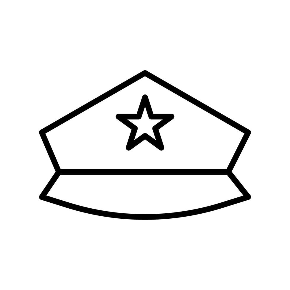 Police Hat Vector Icon