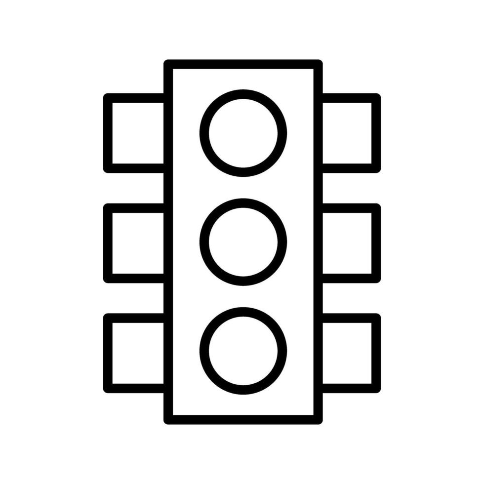 Traffic Light Vector Icon