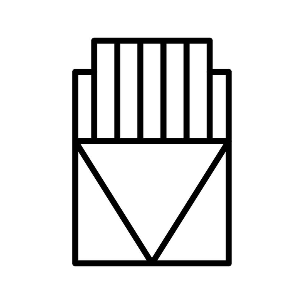 icono de vector de caja de cigarros