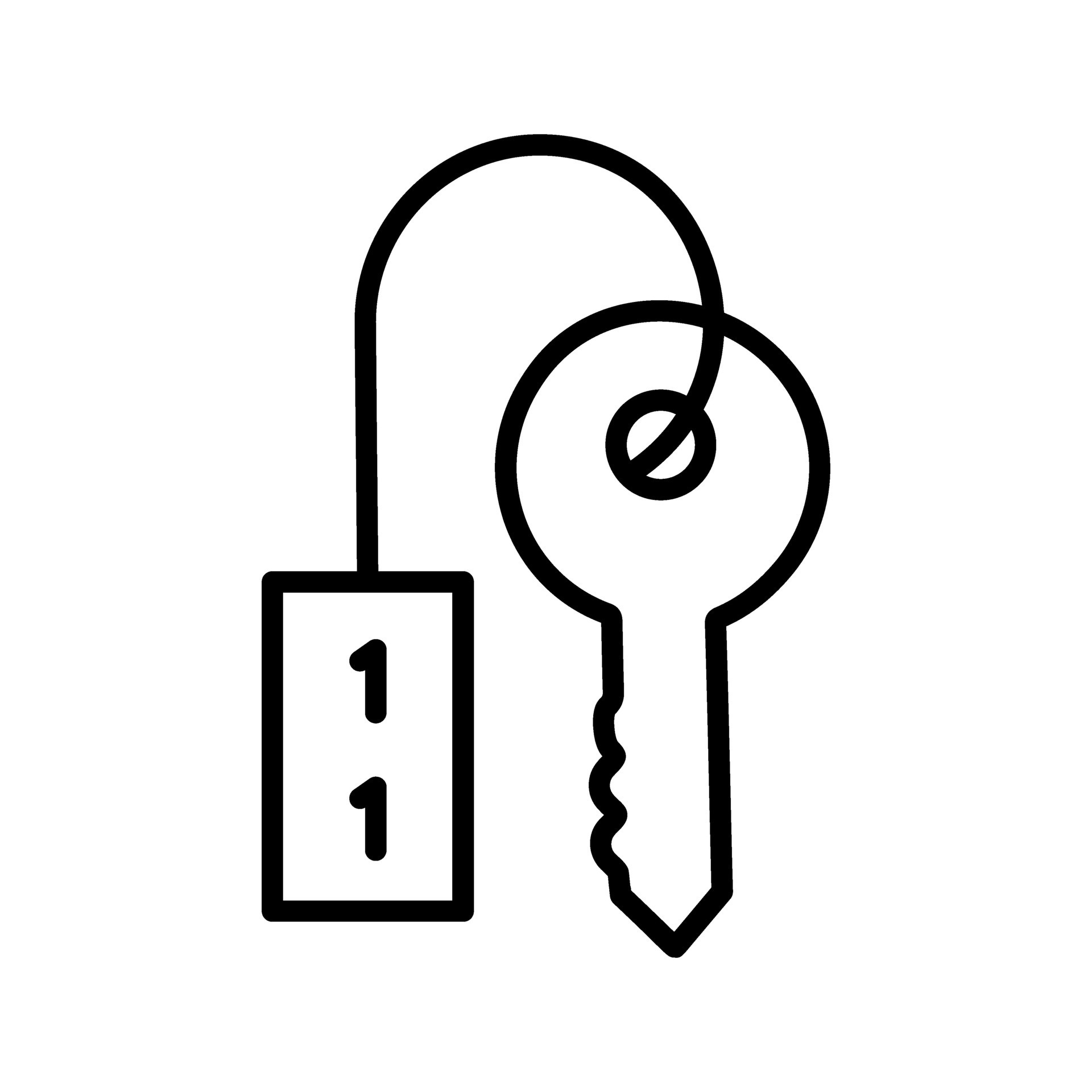 Room Key Vector Icon 40088141 Vector Art at Vecteezy