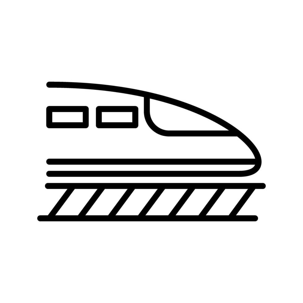 icono de vector de tren