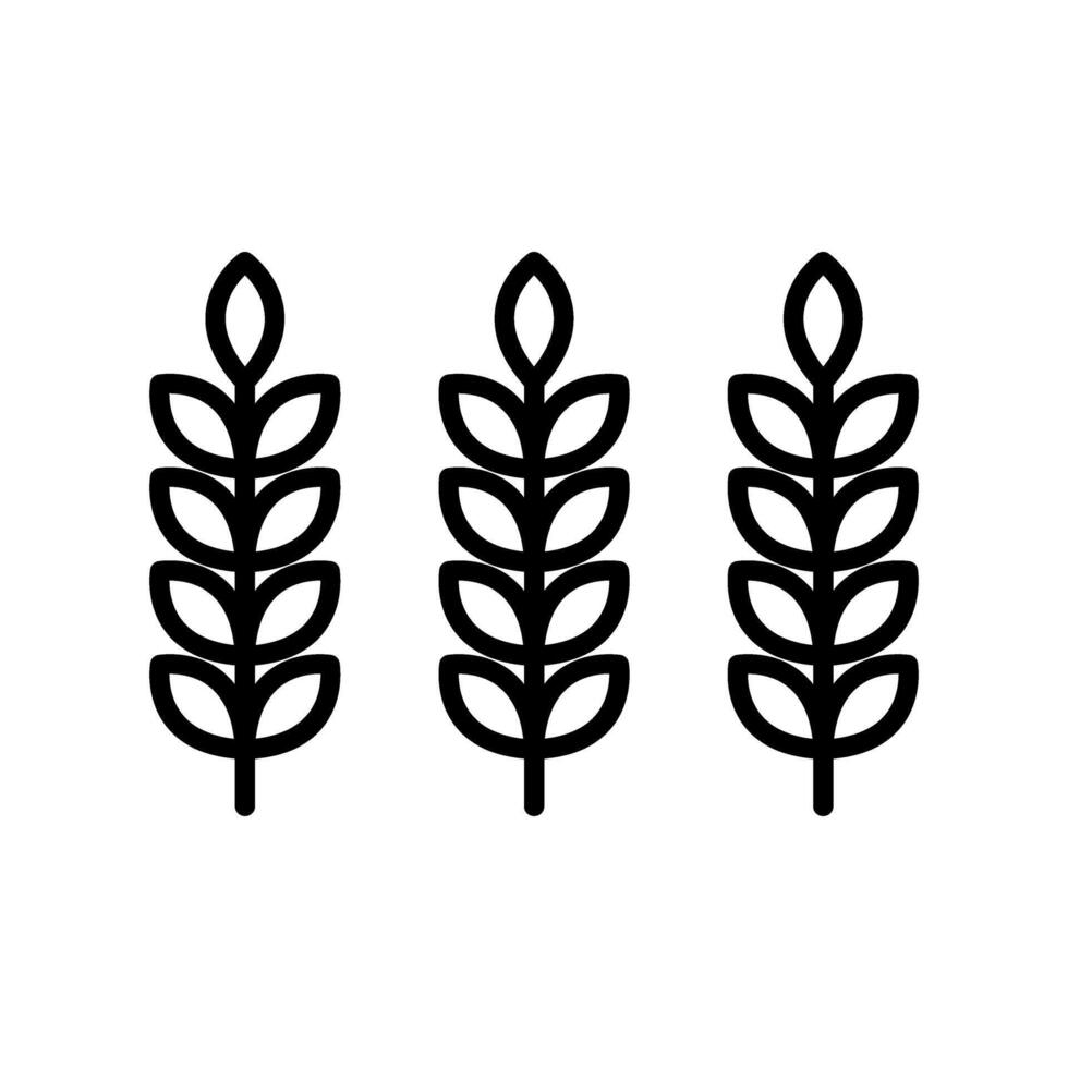 Wheat Vector Icon