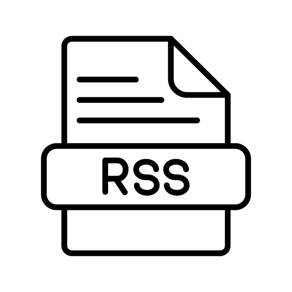 icono de vector de rss