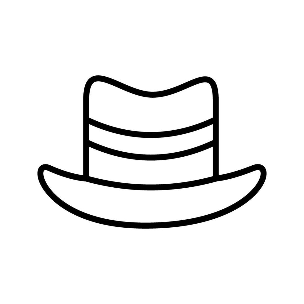 sombrero vi vector icono
