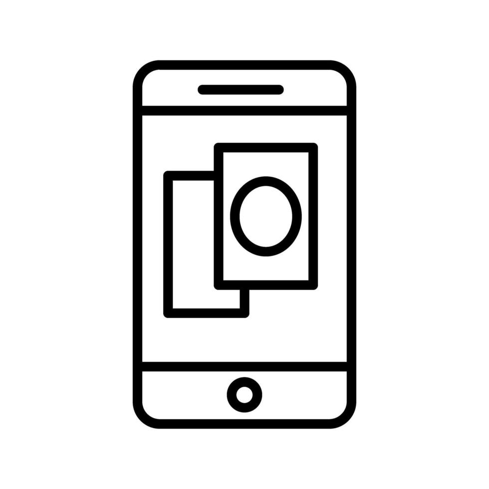 Phone Gambling Vector Icon