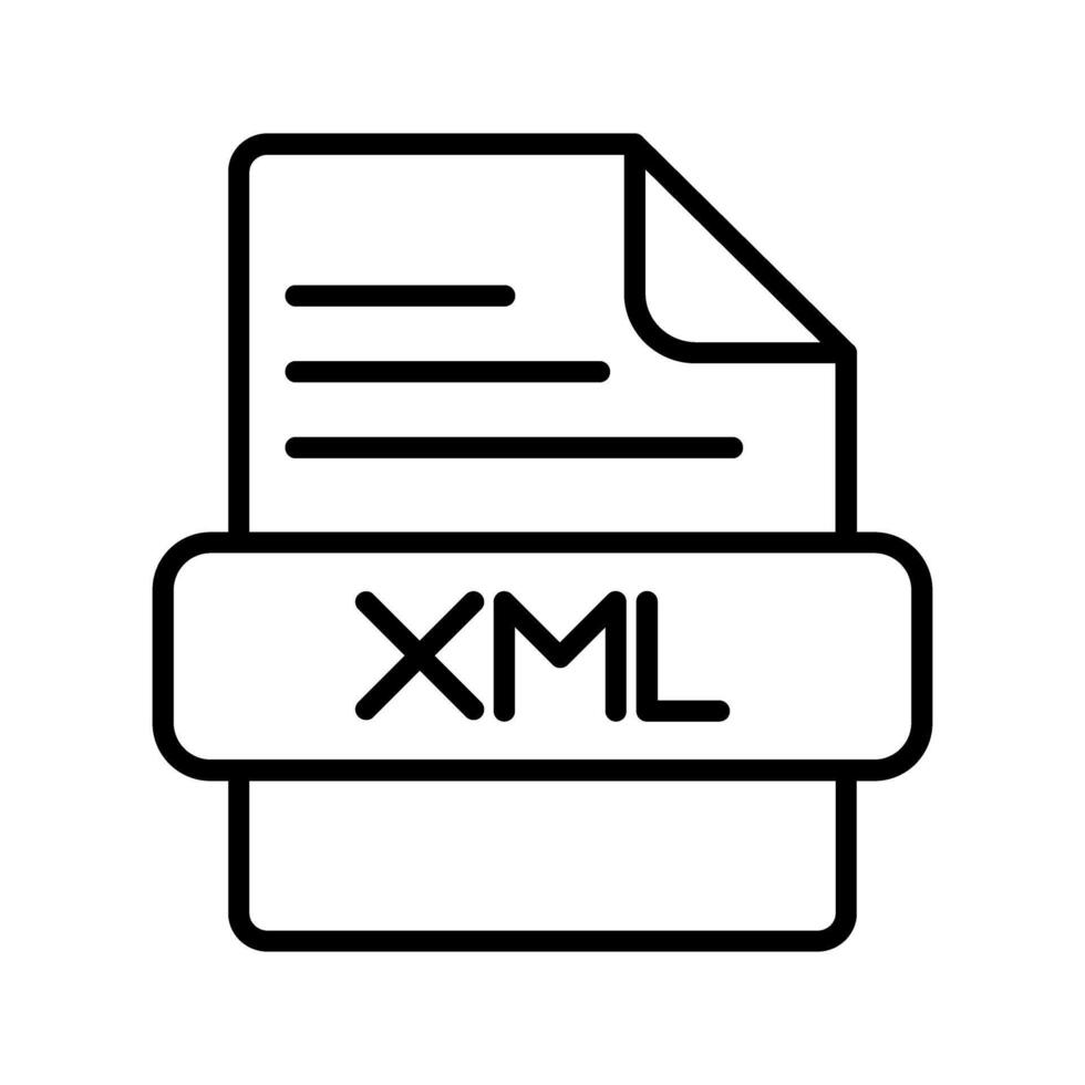 XML Vector Icon