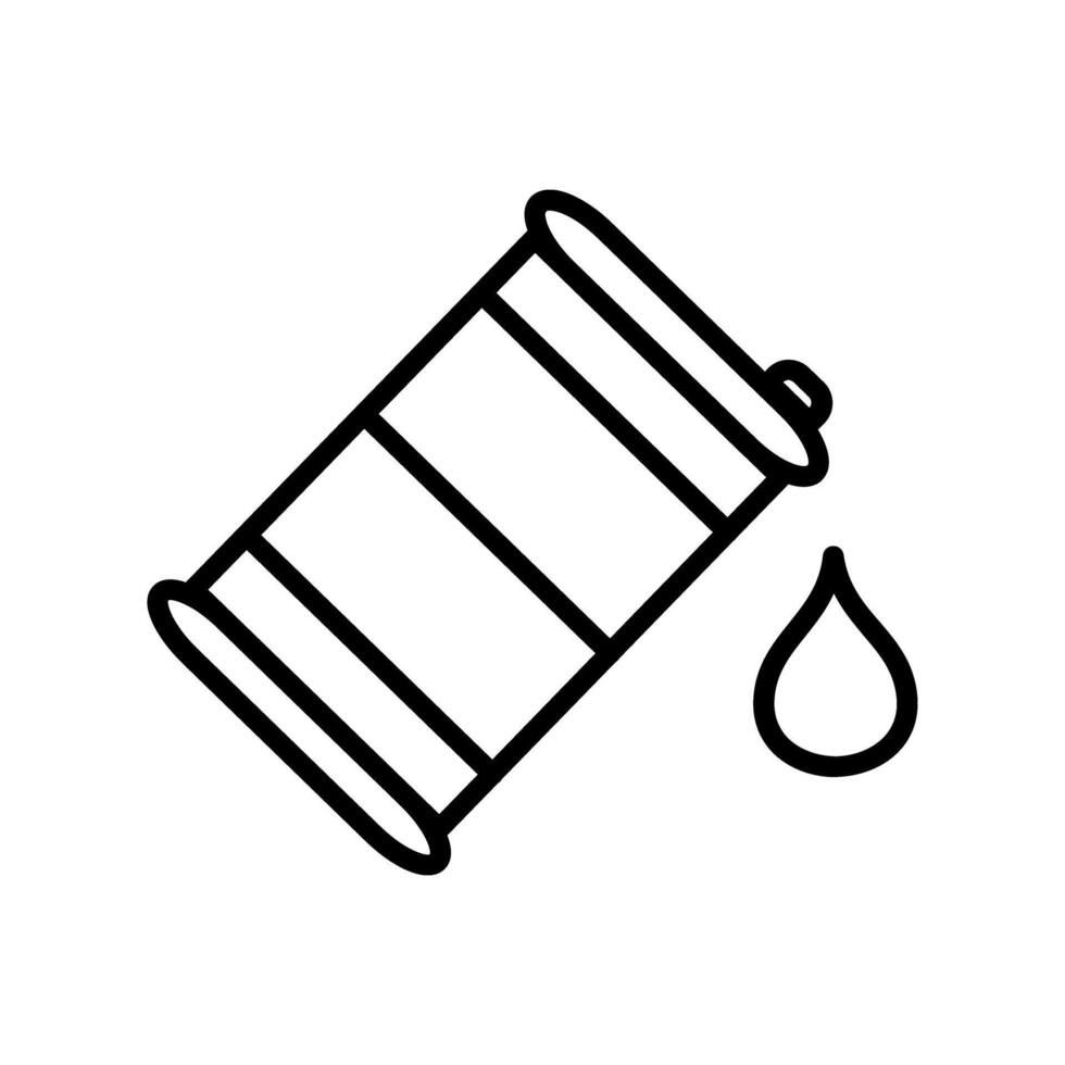 Oil Barrel Vector Icon