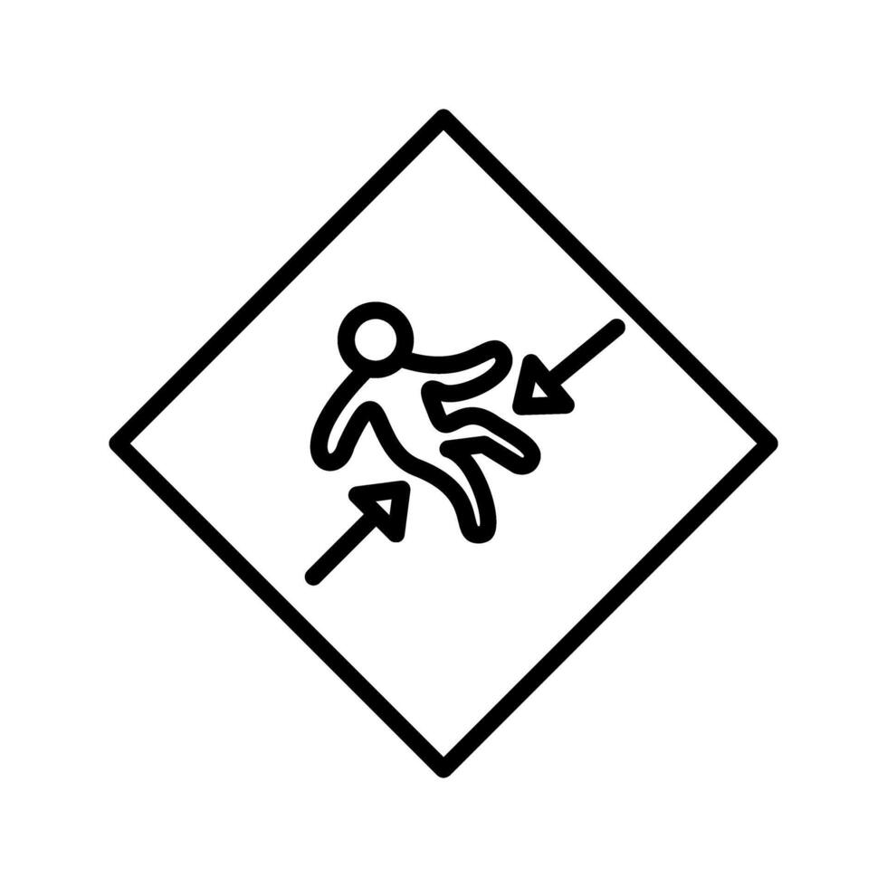 Crush Zone Vector Icon