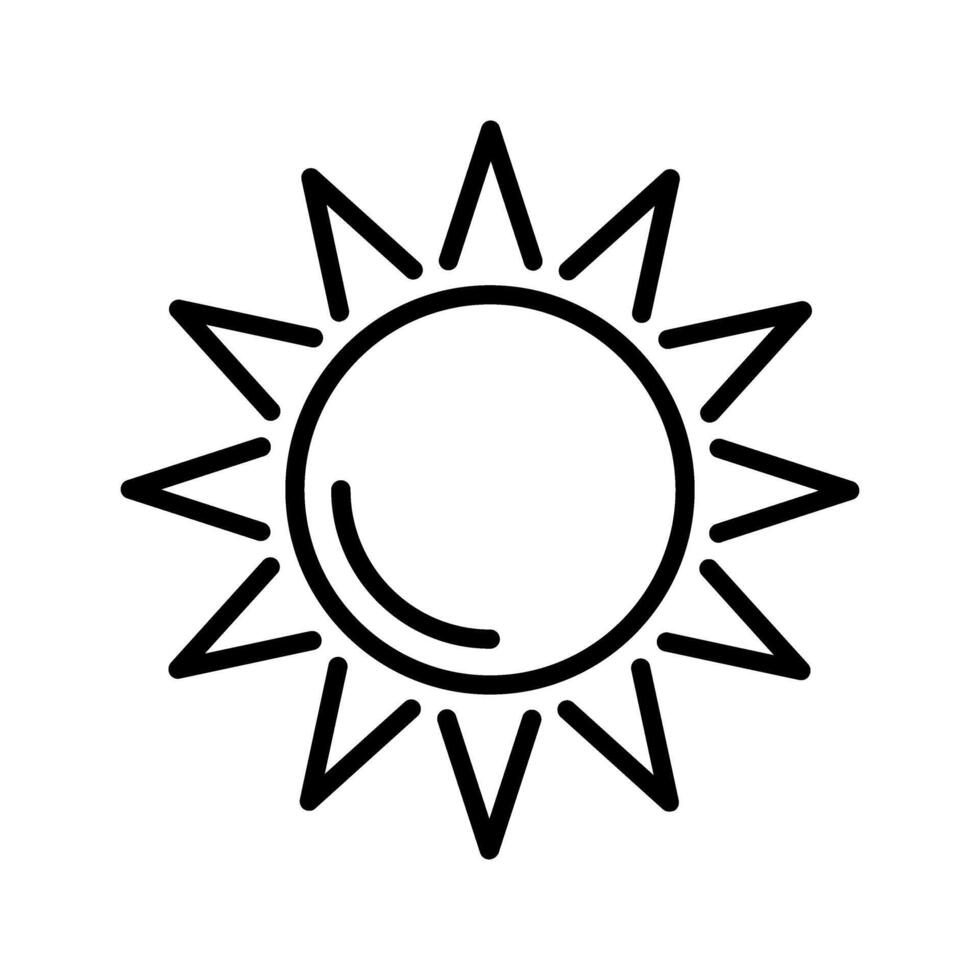 Sun I Vector Icon