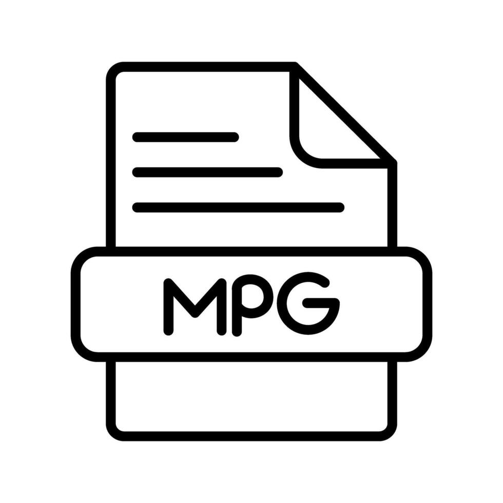 MPG Vector Icon