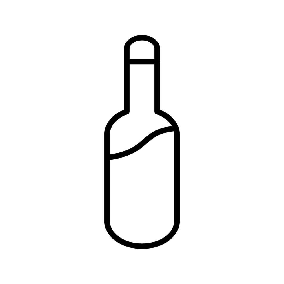 Champagne Bottle Vector Icon