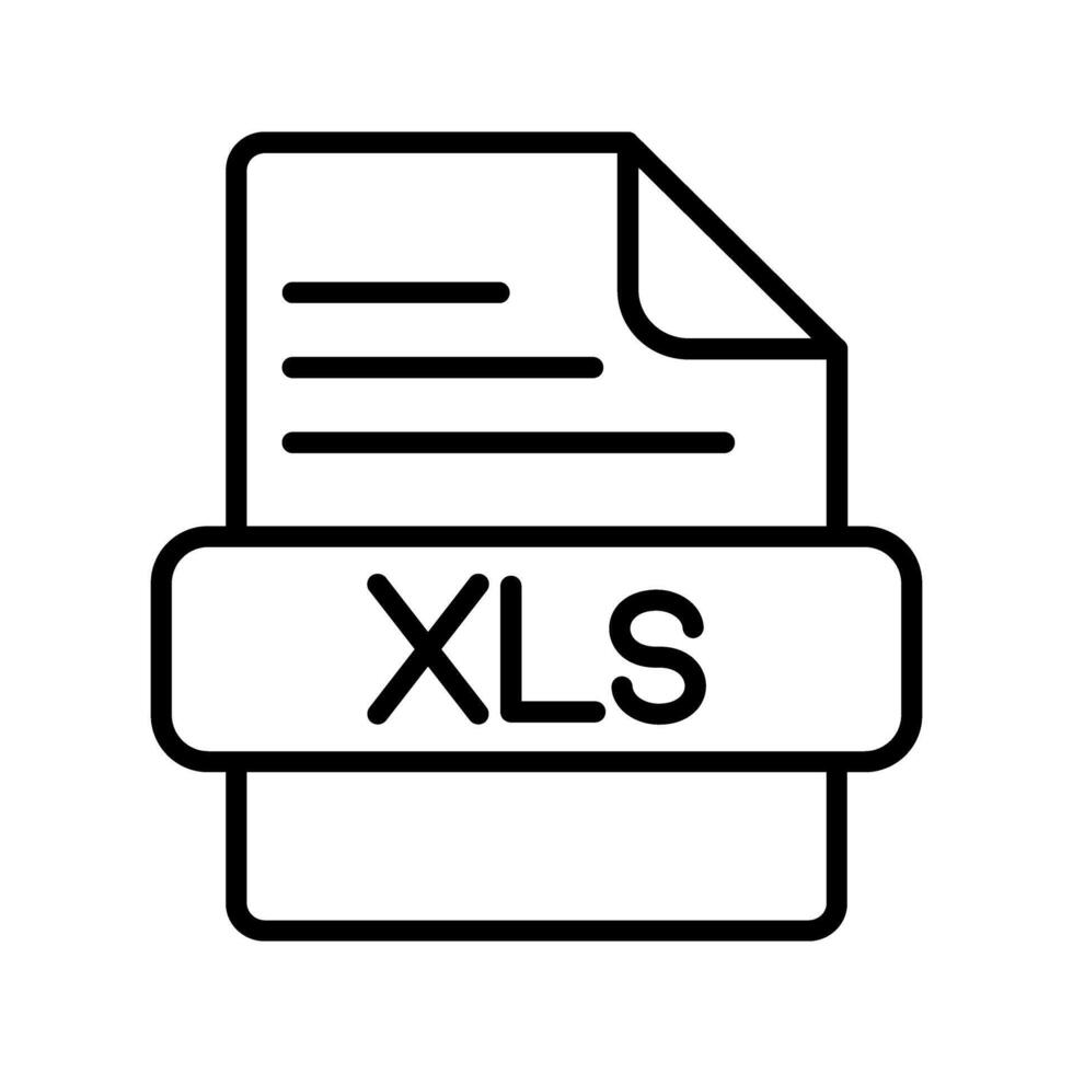 icono de vector xls