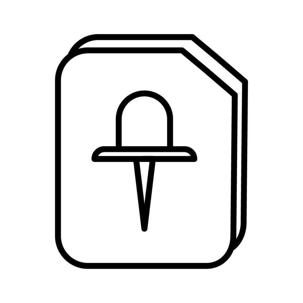 Office Pin Vector Icon