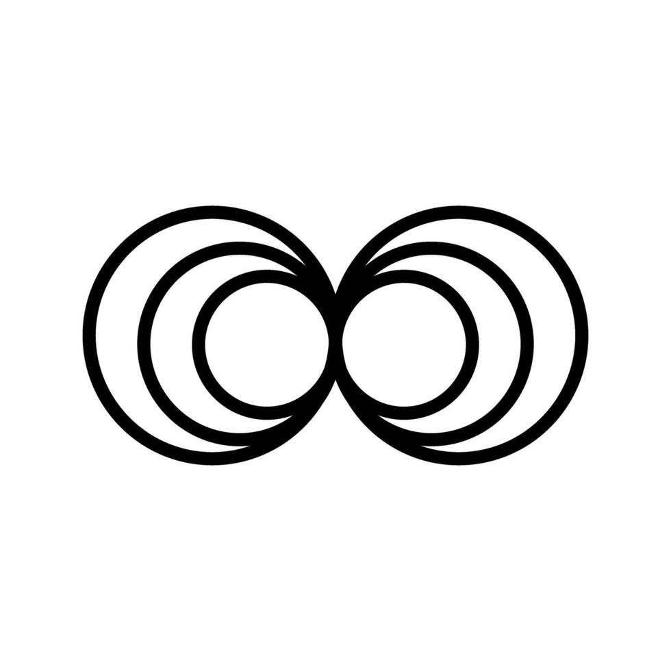 icono de vector de ondas magnéticas