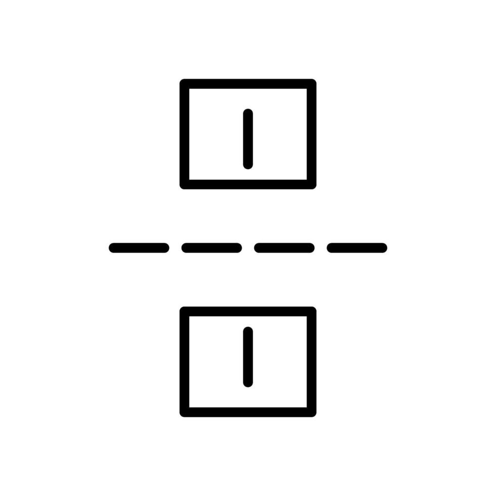 Linked Road Vector Icon