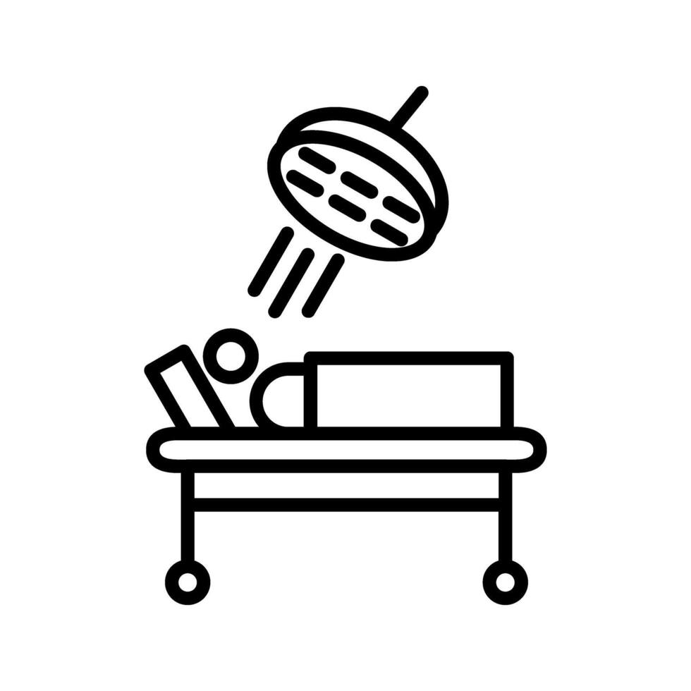 Operating Room Light Vector Icon