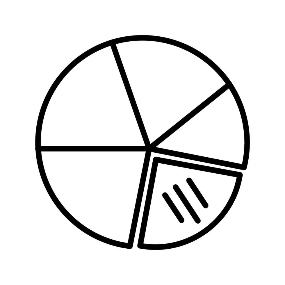 Pie Chart Vector Icon