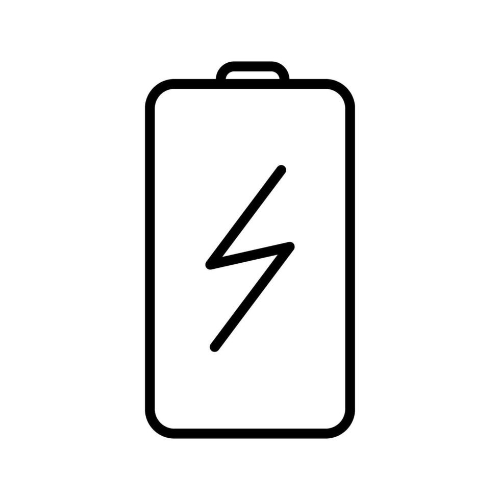icono de vector de batería
