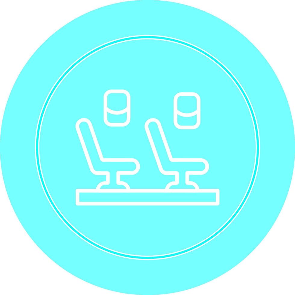 Seats in Plane Vector Icon