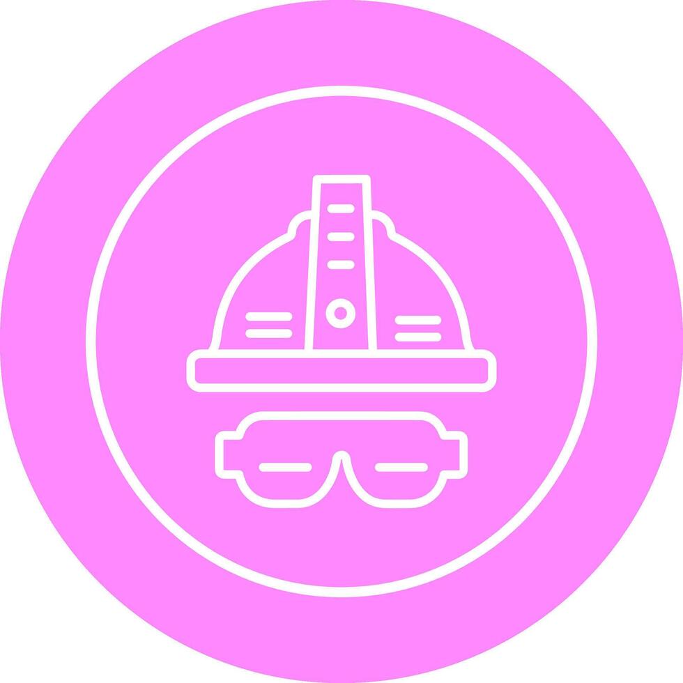 Glasses And Helmet Vector Icon