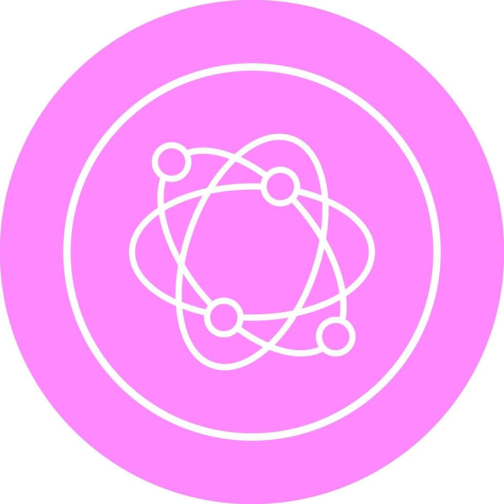 Atomic Structure Vector Icon