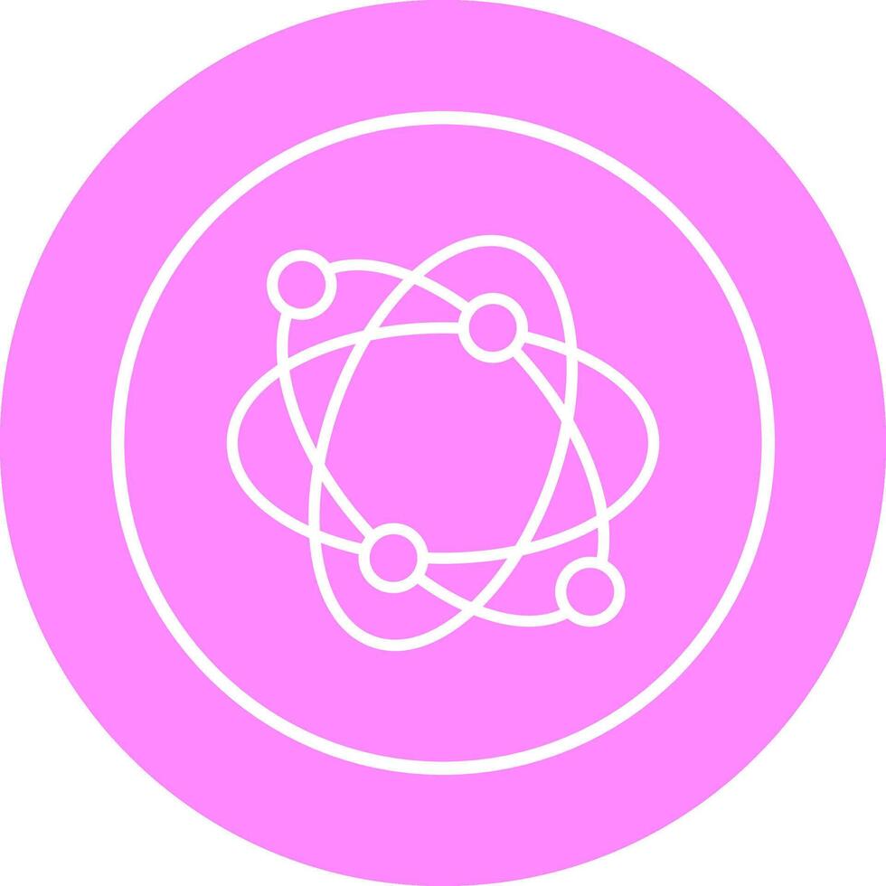 Atomic Structure Vector Icon