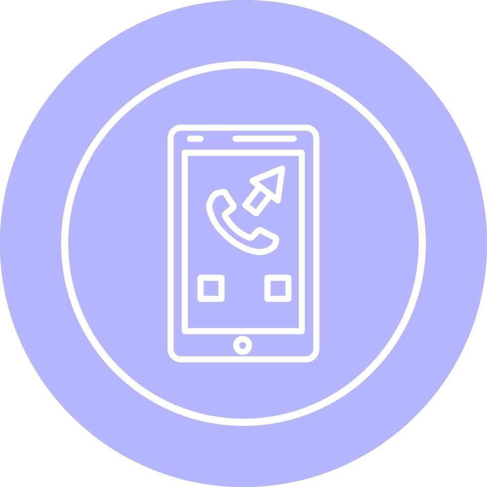 Outgoing Call Vector Icon