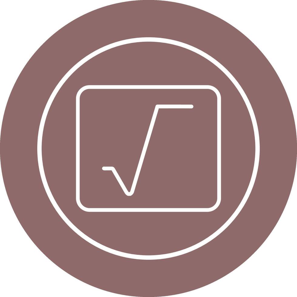 Square Root Vector Icon