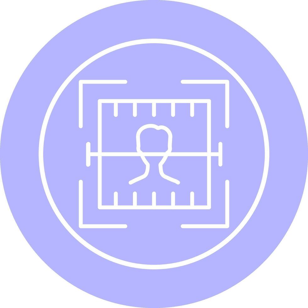 Face Scan Vector Icon