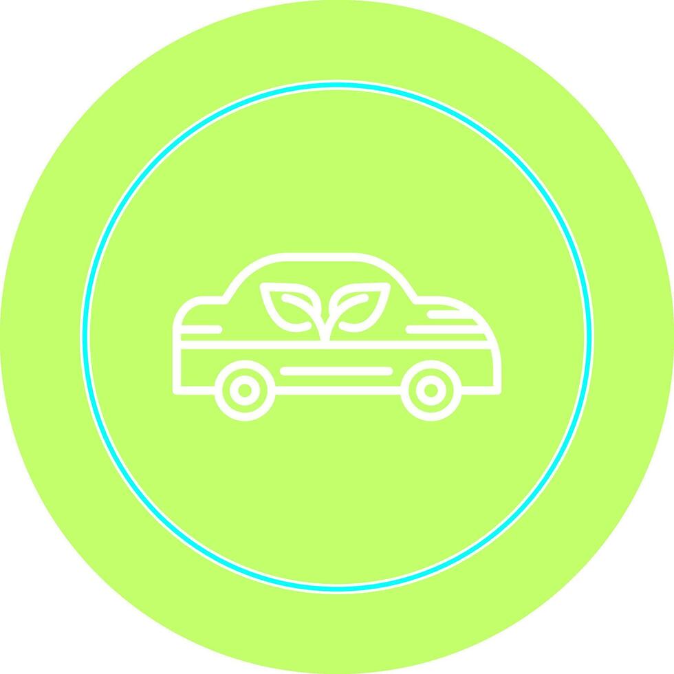 Ecology Car Vector Icon