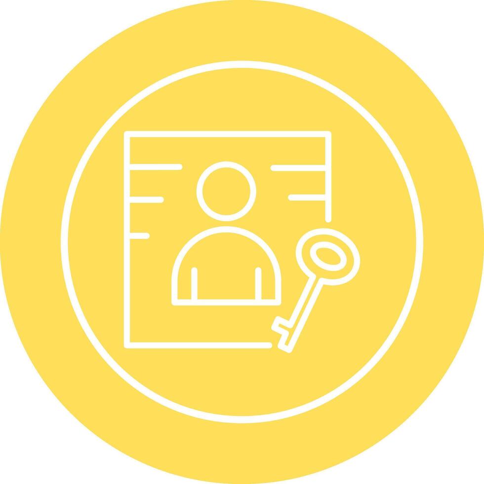 Business Key Vector Icon