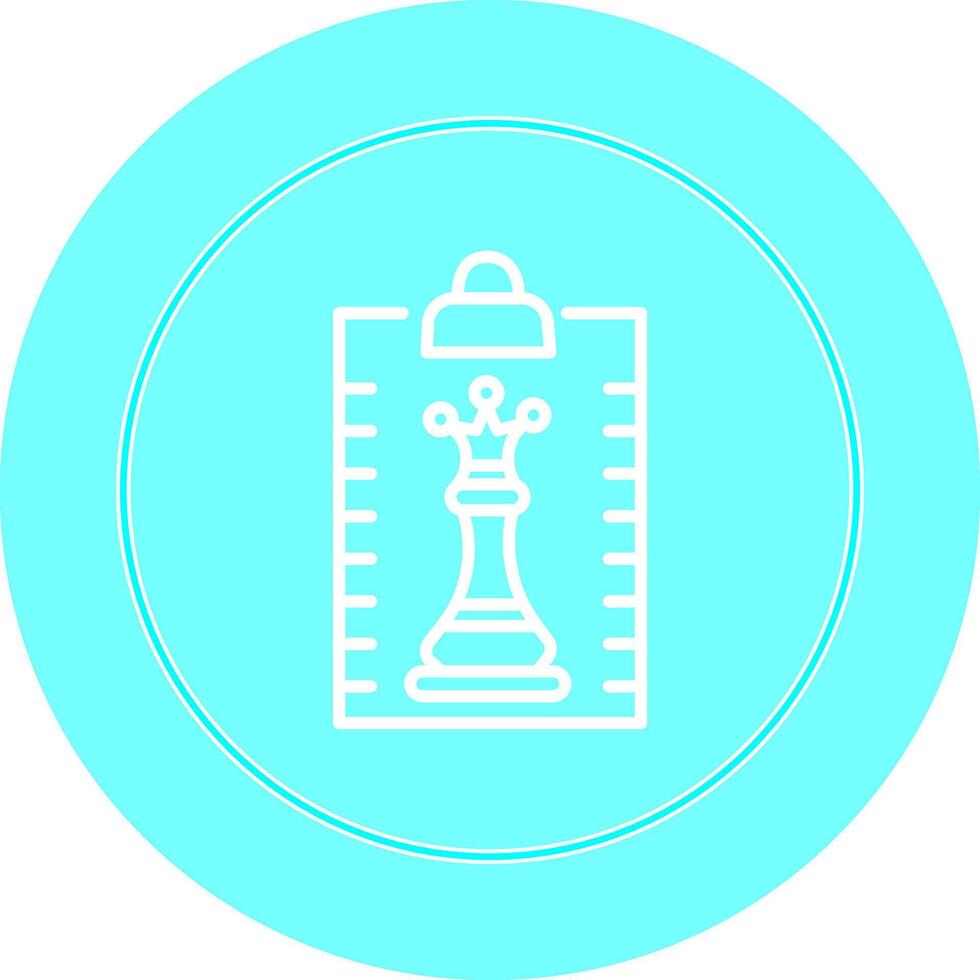 portapapeles ajedrez vector icono