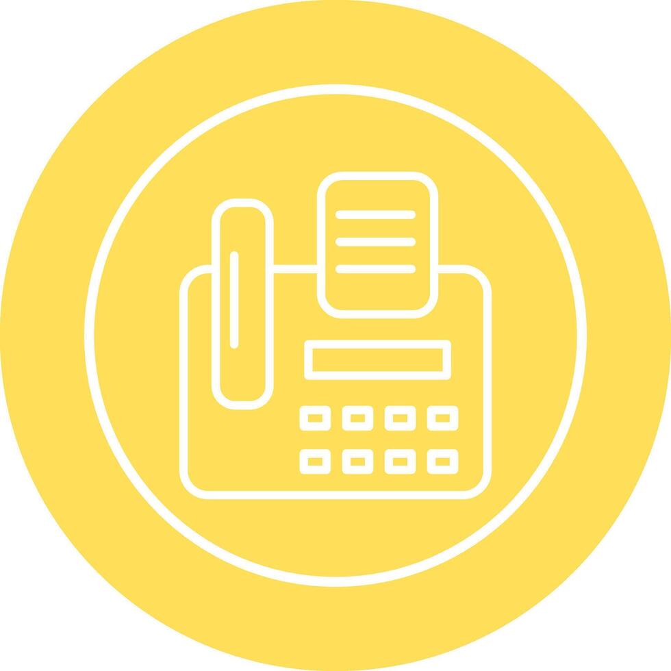 Fax Machine Vector Icon