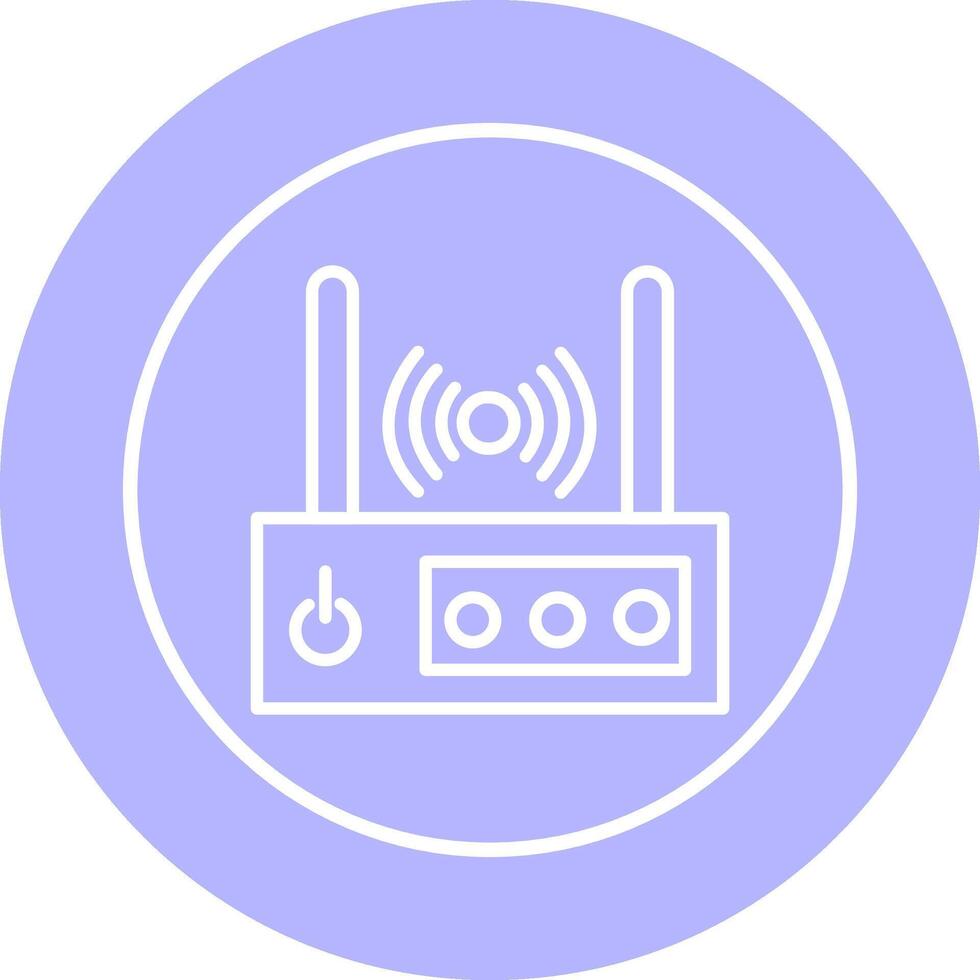 icono de vector de enrutador wifi