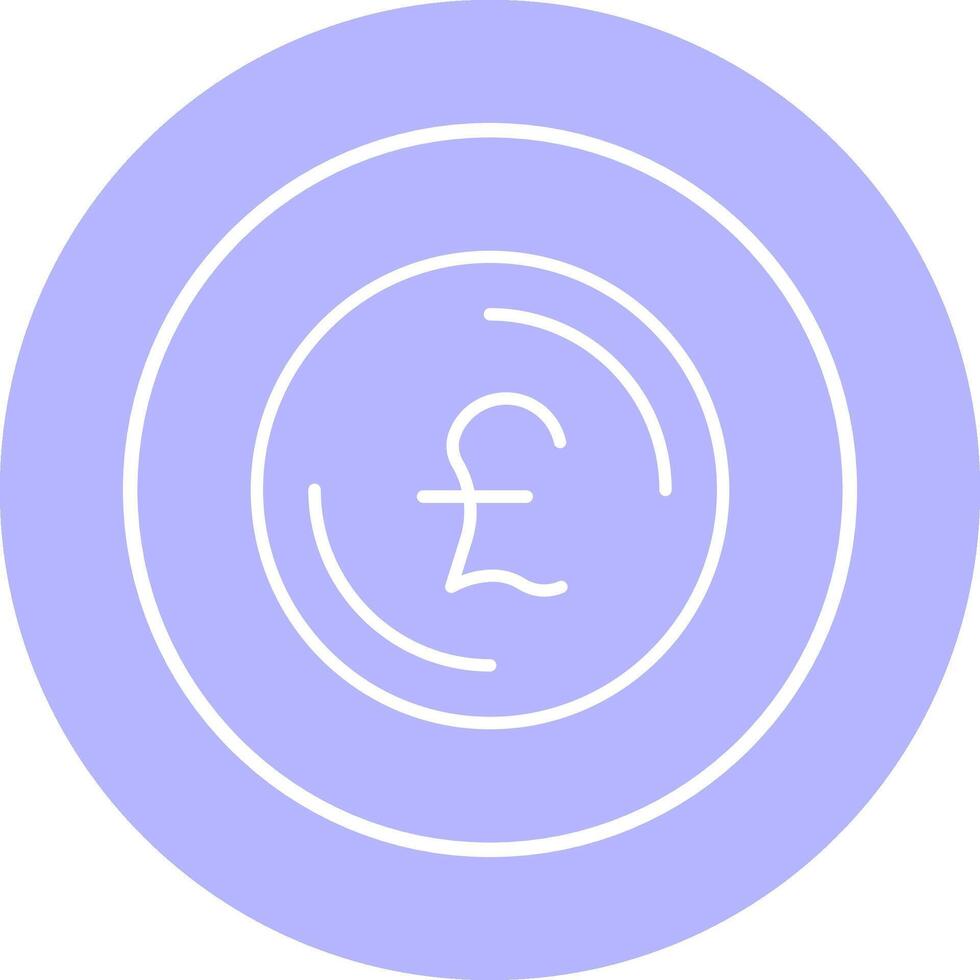 icono de vector de símbolo de libra