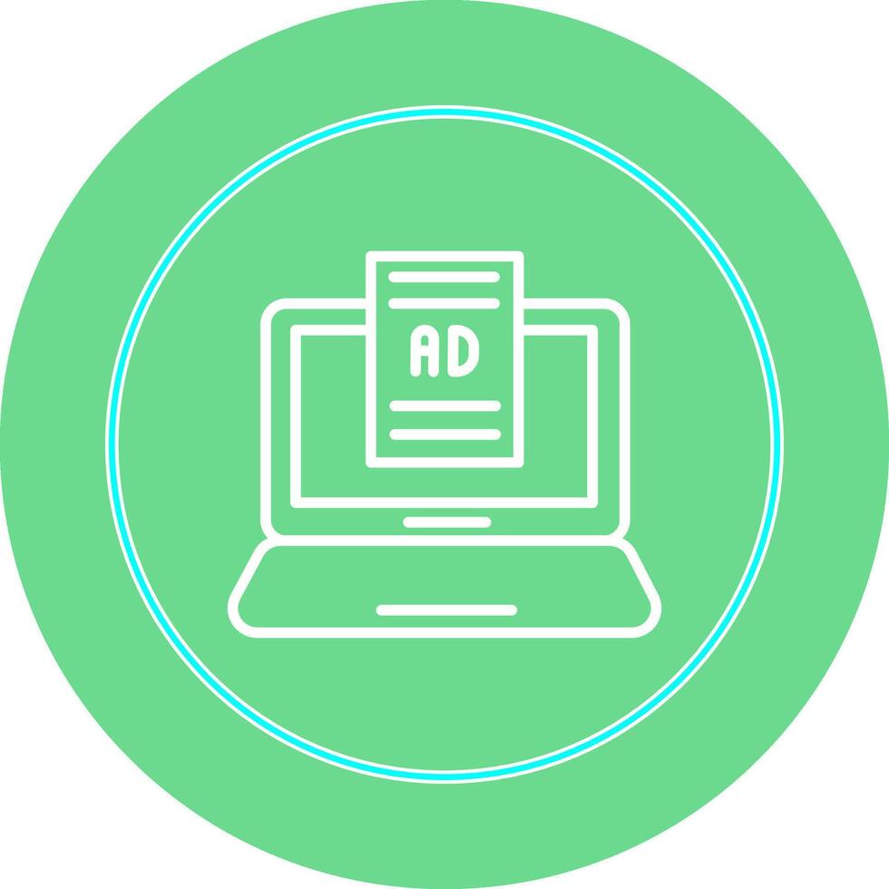 Internet Ads Vector Icon