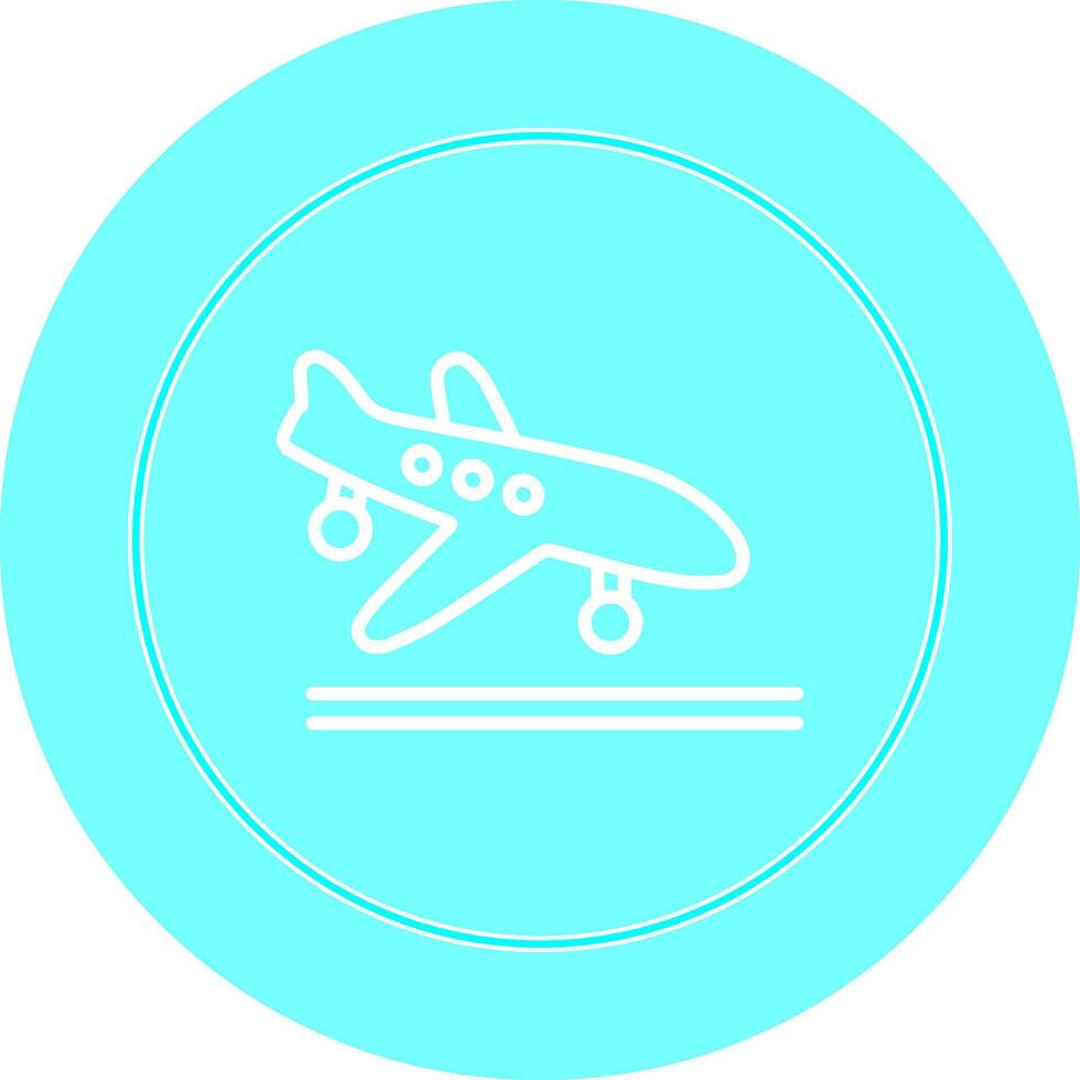 Flight Landing Vector Icon