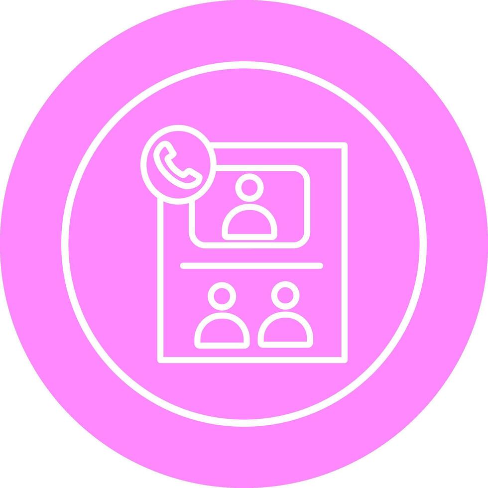 Conference Call Vector Icon