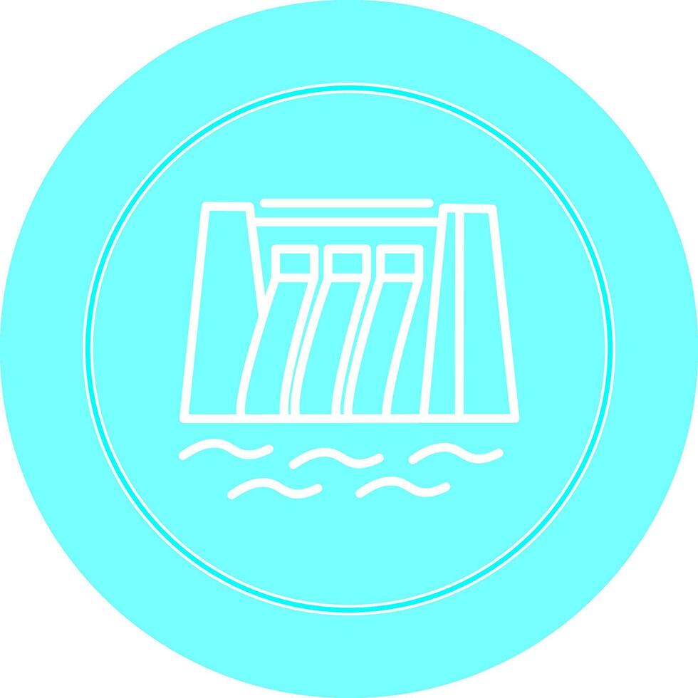 Water Dam Vector Icon