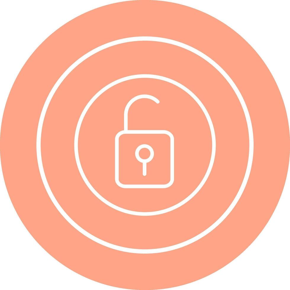 Open Lock II Vector Icon