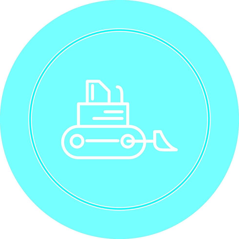 Bulldozer Vector Icon