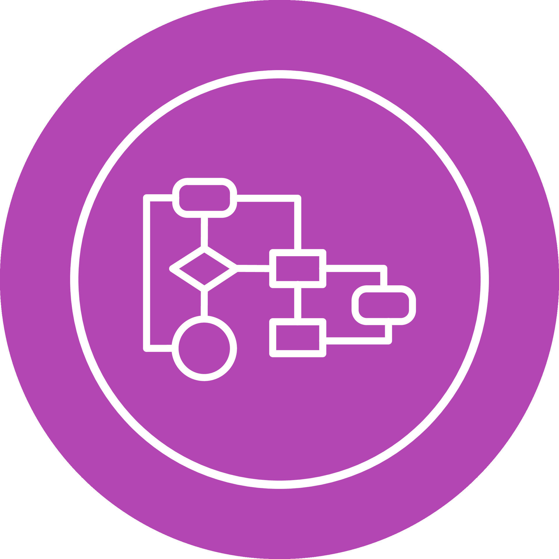 Flowchart Vector Icon 40090078 Vector Art at Vecteezy