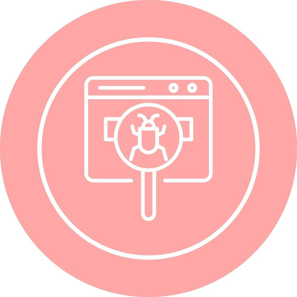Web Bug Vector Icon