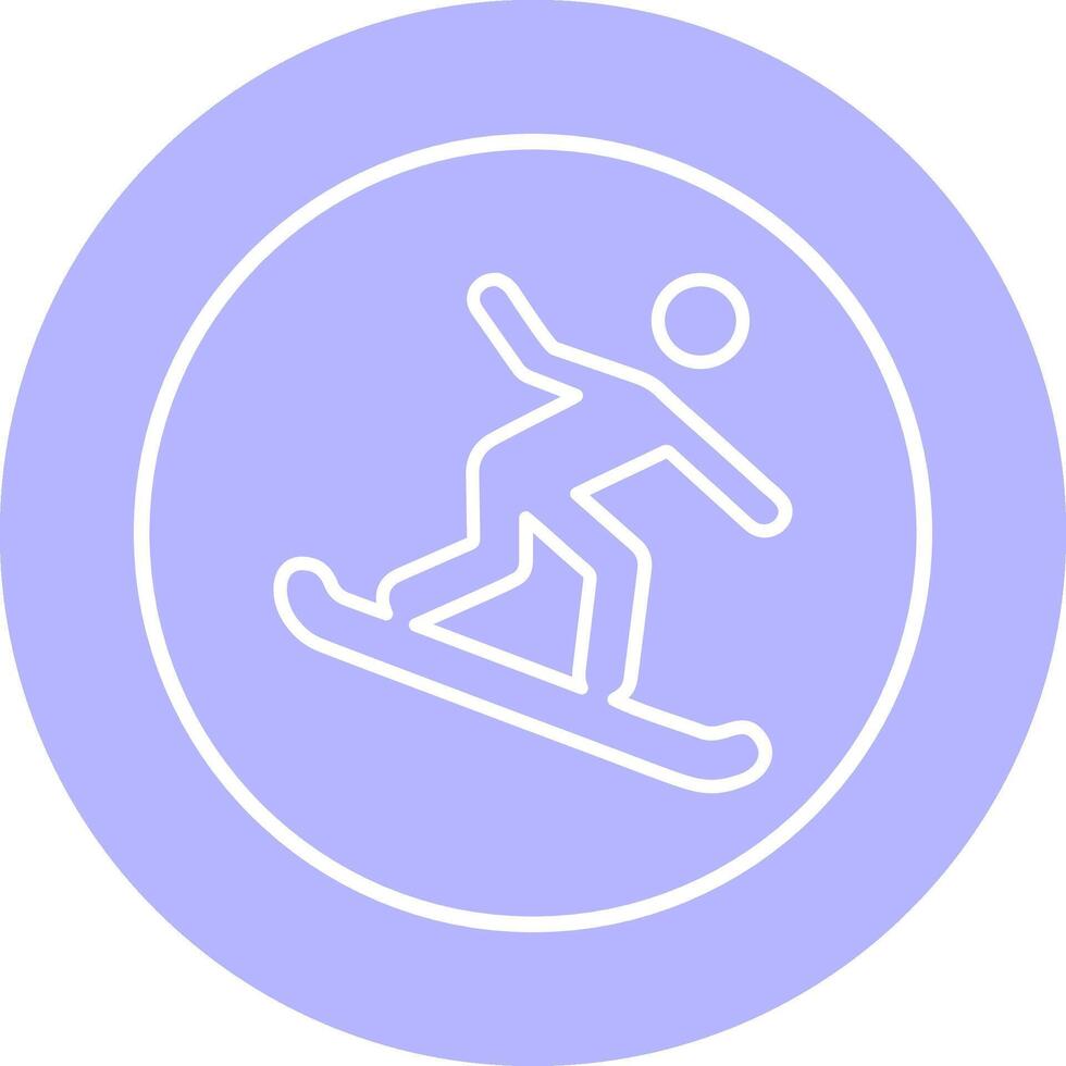 Snowboard Vector Icon