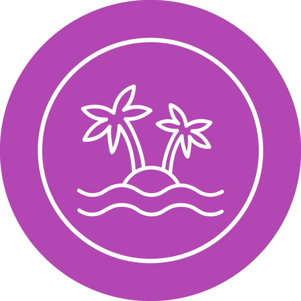 Island Vector Icon