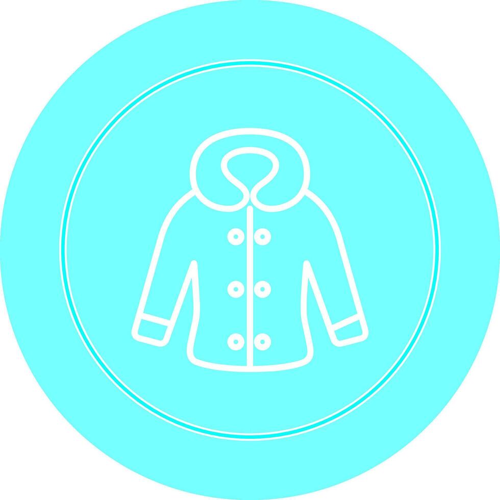 icono de vector de ropa de invierno