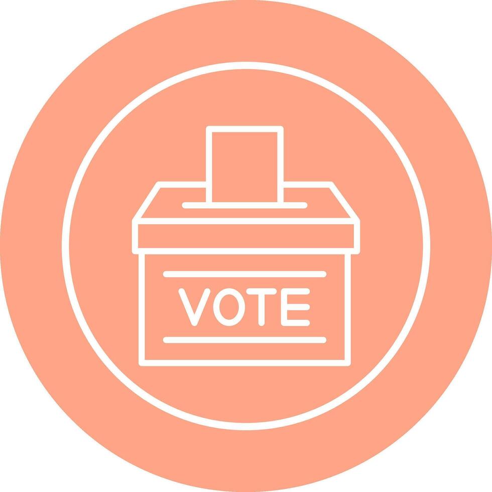 icono de vector de voto